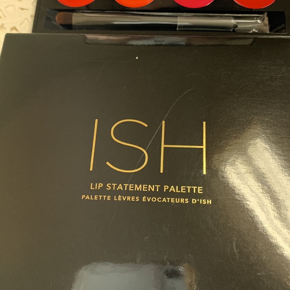 ISH lip statement palette NIB 12 Beautiful Shades Pinks, Reds, Tans. - Picture 5 of 13